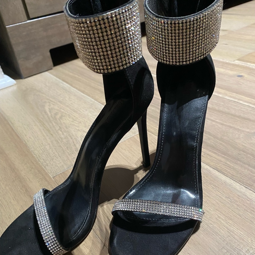 Black Crystal 3inch heel